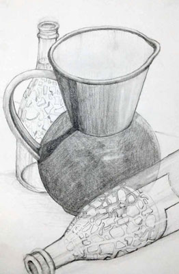 Still Life with Vichy Bottles