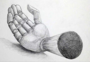 Wooden Hand 4